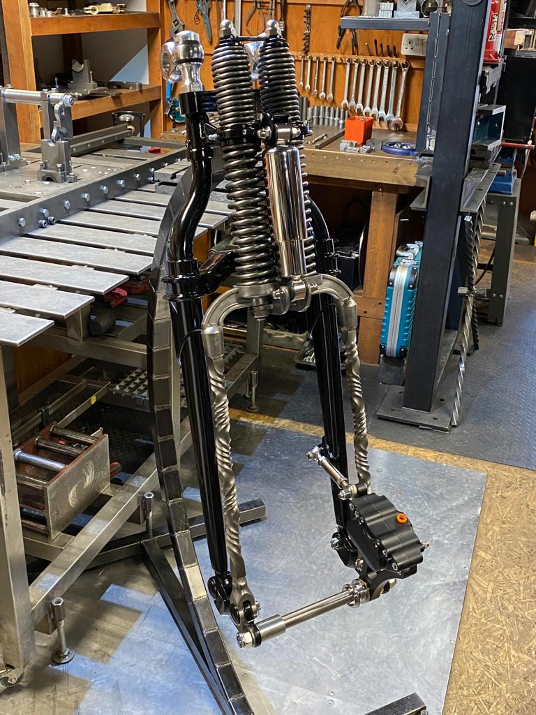 Brake caliper kit for springer forks Dragon Soul Custom UK